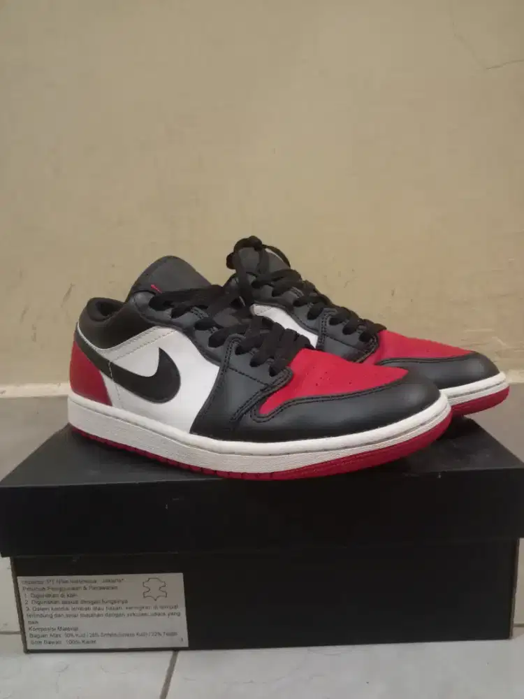 Air Jordan Low Bred Toe