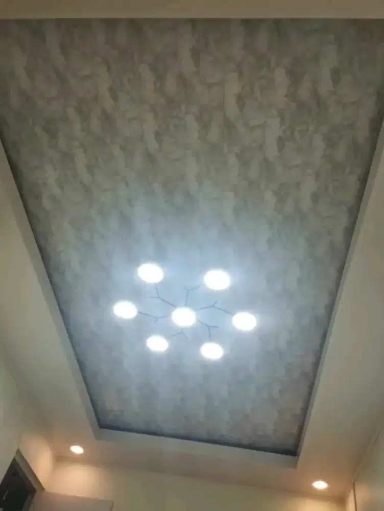 Pemasangan plafon PVC
