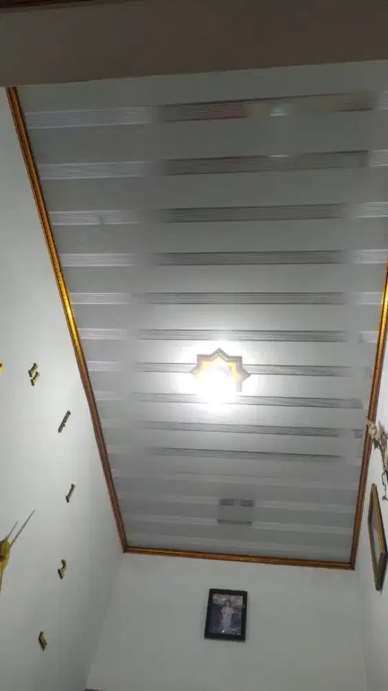 Plafon pvc dan partisi, wallpanel dinding, plafon gipsum, plafon jebol