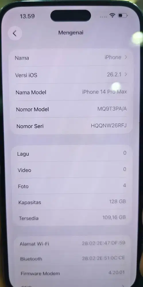 iphone 14 pro max 128gb ibox fullset mulus no minus