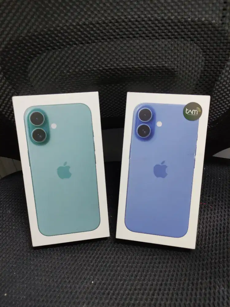 Iphone 16 (128) Teal & Ultramarine new garansi resmi