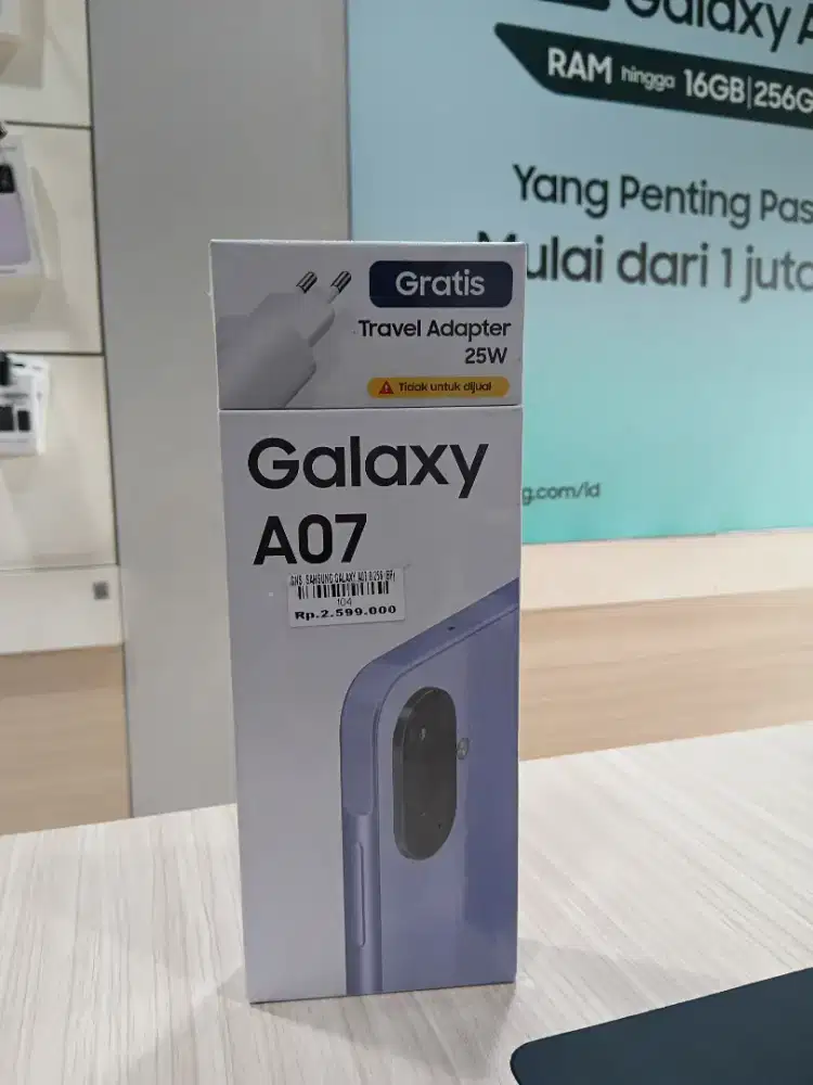 Ready samsung A07 8/256 garansi resmi 1tahun atlantis dahsyat