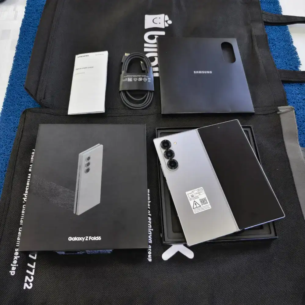 Samsung Galaxy Z Fold 6 12/512gb 99% like new Ex Garansi resmi Sein