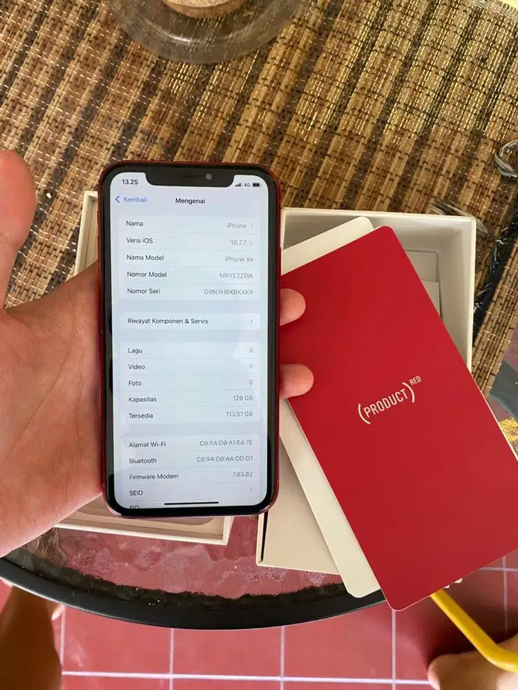Iphone XR 128gb Red Product Inter All operator