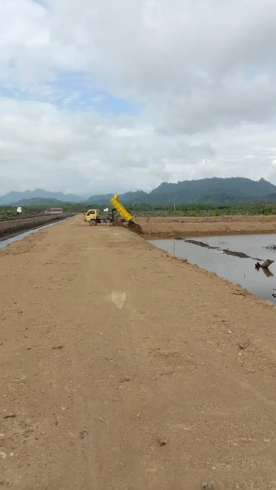 Sudah berbentuk petak tambak (masih bisah nego)