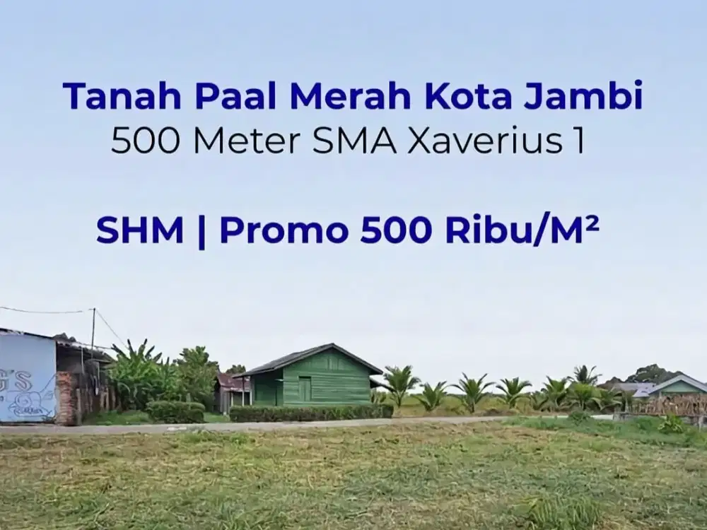Tanah Kavling Pall Merah Uka Dekat Xaverius Jambi