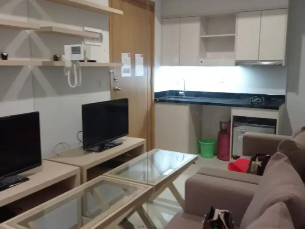 DISEWAKAN CEPAT APARTEMEN THE MANSION BOUGENVILLE 1BR FURNISH