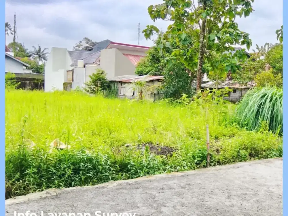 Tanah Jogja 1km Jl Kaliurang Dekat Pasar Gentan SHM Ready