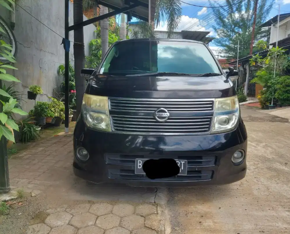 Nissan Elegrand e51 2008 CBU Automatic Tipe Black Leather
