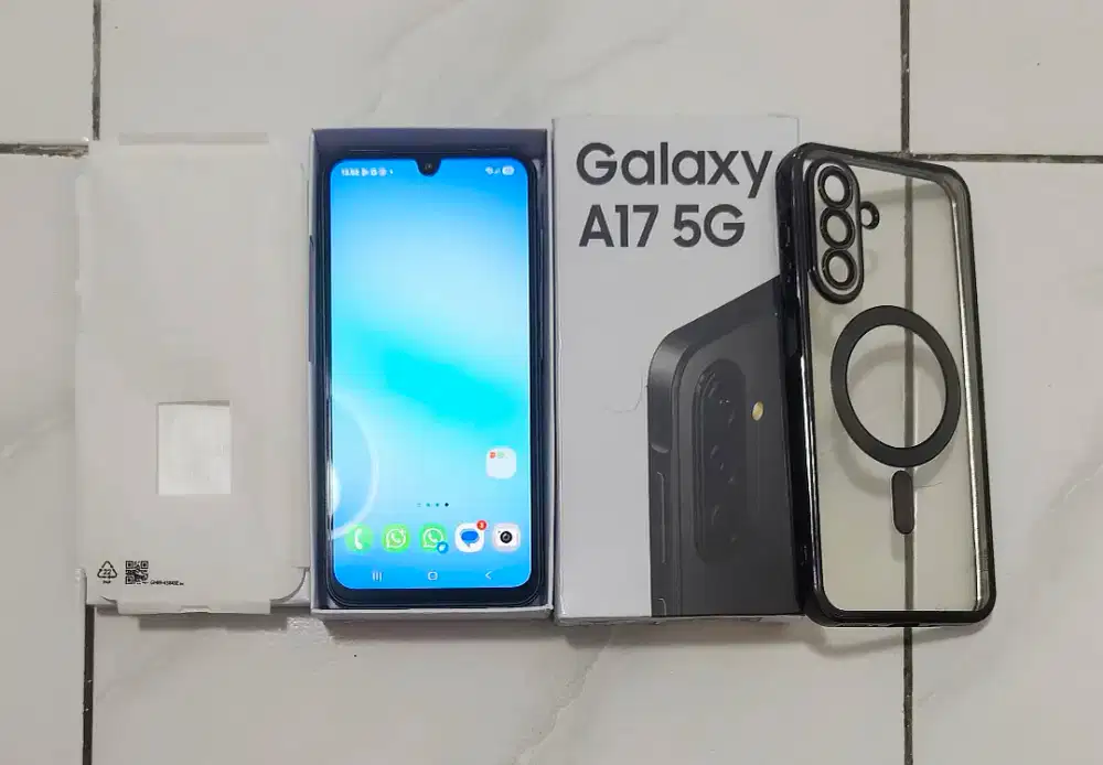 Samsung A17 5G Ram 8/256gb garansi on s/d 20/08/26 Fullset