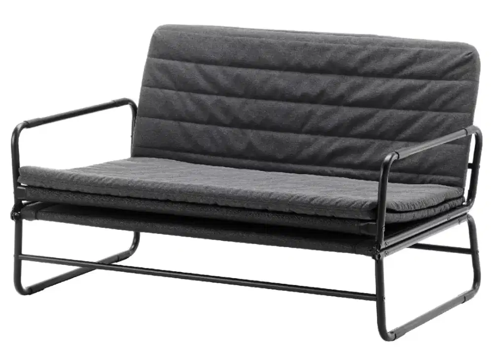 Sofa bed ikea rangka besi luas bs utk tidur 2 orang