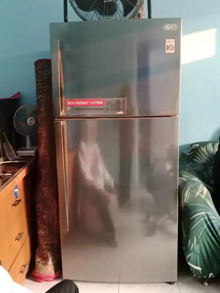 DI JUAL KULKAS LG GN- B602HLCL 2 PINTU UK BESAR