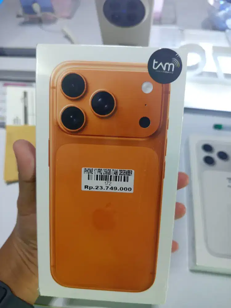 IPHONE 17 PRO 256 GB ORANGE READY STOCK DI TOKO ATLANTIS JEMPONG