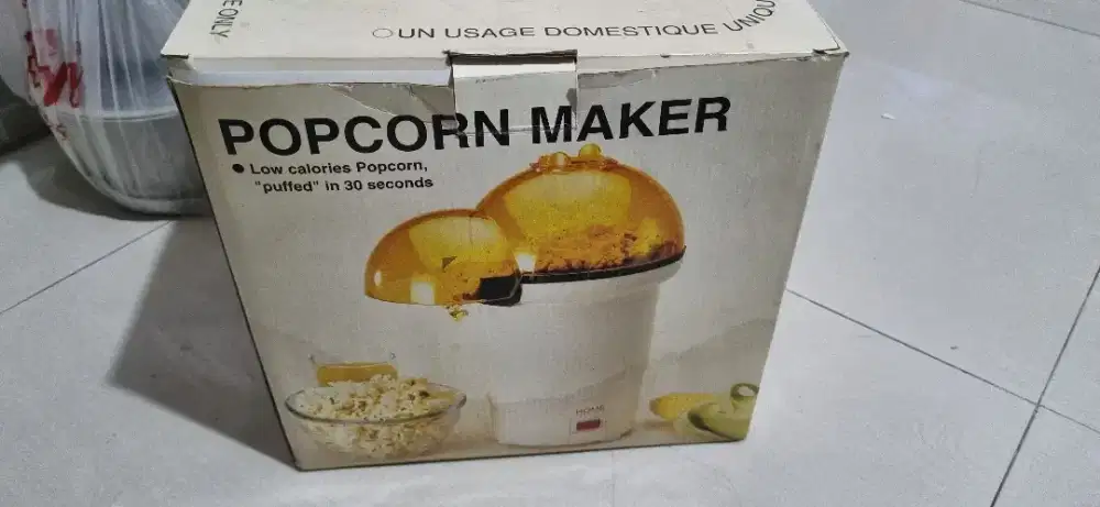 DIJUAL CEPAT MESIN POPCORN MAKER MURAH LENGKAP DUS