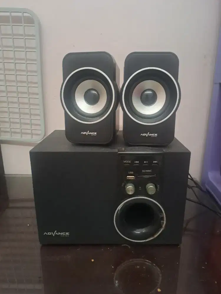 Jual cepat speaker advance ori hitam