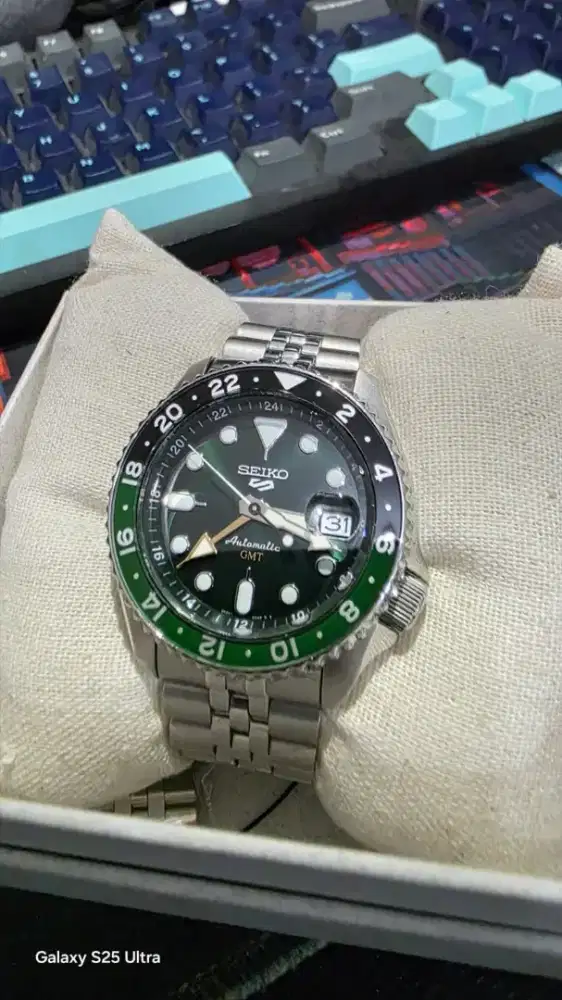 Seiko 5 Sports SSK035K1 SKX Series Automatic GMT Sprite Green Black