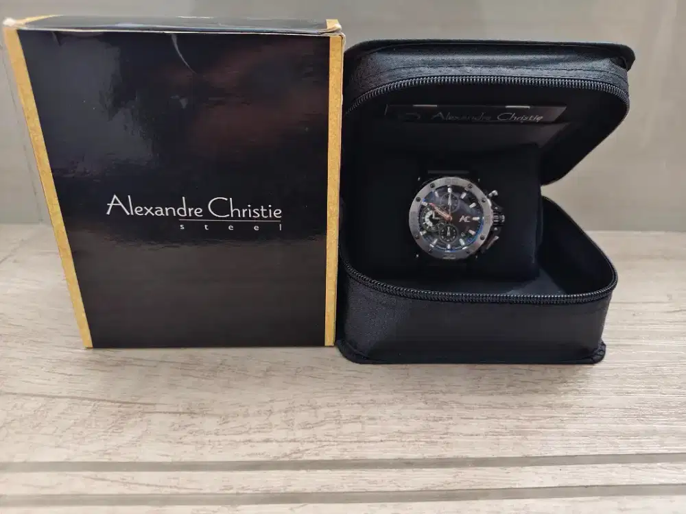 Bundling Jam Tangan AC Chronograph AC9205 47mm+AC6141 44mm (Original)