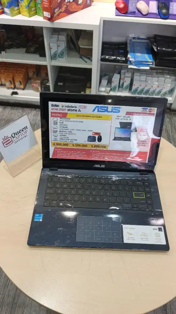 ASUS VIVOBOOKGO14INTEL PENTIUMSILVER N6000 4GB64GB14.0FHD NP WIN11HOME