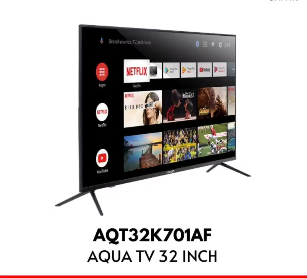 Tv AQUA Full HD Google TV 32 Inch Bezel Less AQT32K701AF