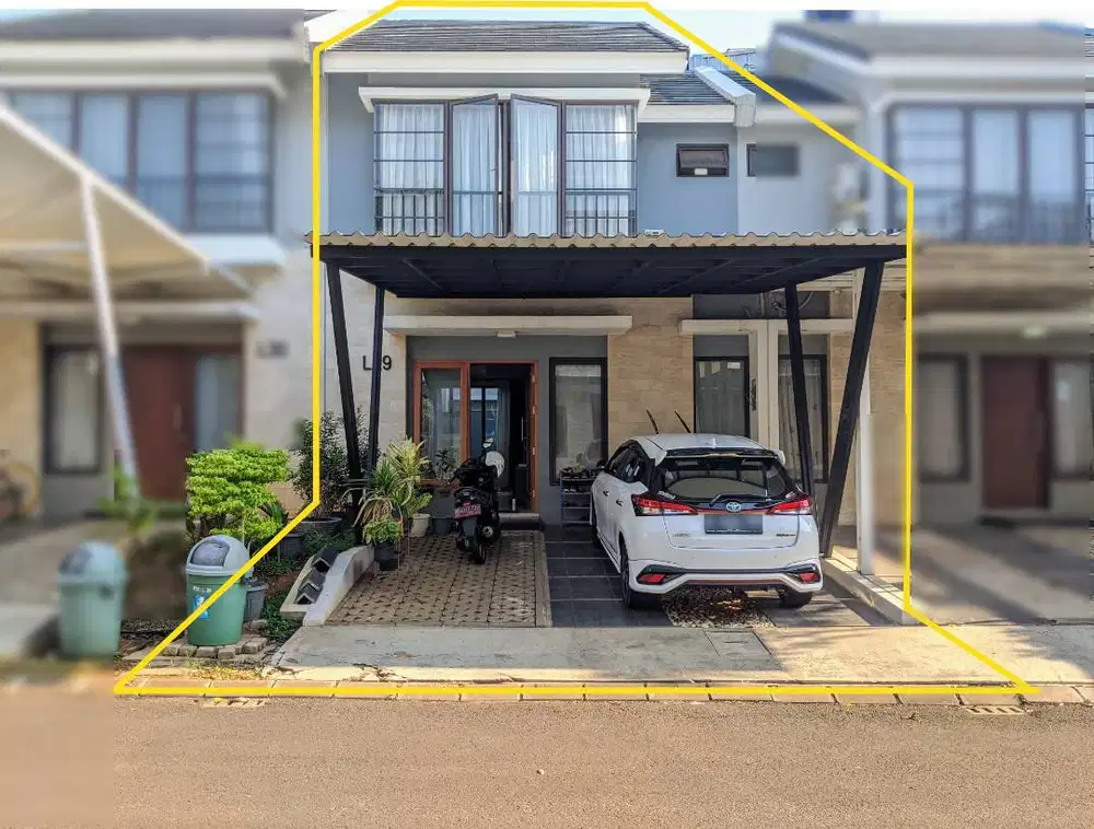 Rumah 2 lantai di kompleks asri Premier Terrace, dekat LRT