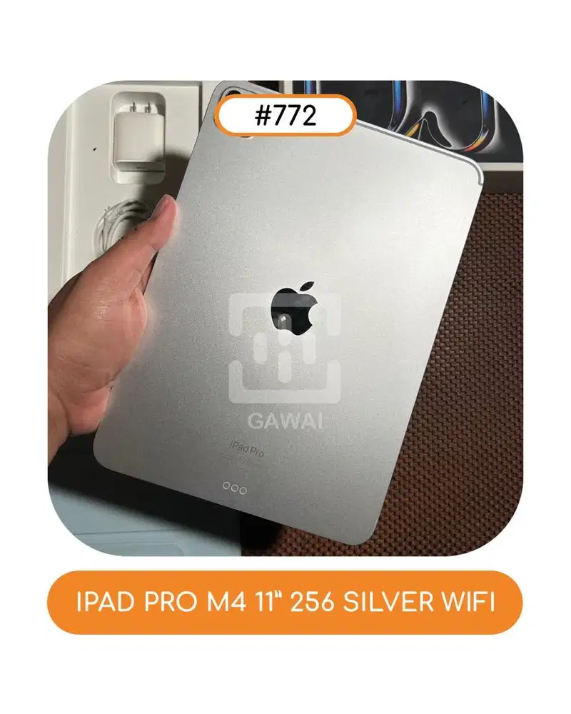#772 Ipad Pro M4 11 Silver 256 BH 87%