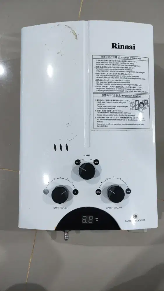 Jual Water Heater Merk Rinnai