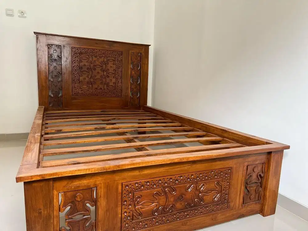 Jual Dipan Jati Jepara (120x200)