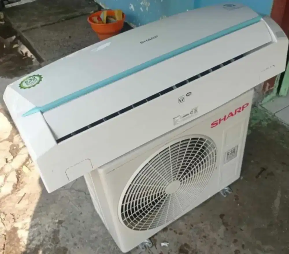 Jual ac sharp1/2pk R 32lowwat 360watt kondisi 95% ori semua