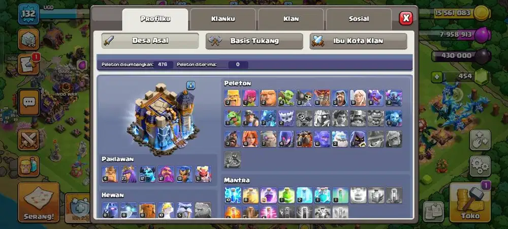 AKUN COC CLAS OF THE CLAN