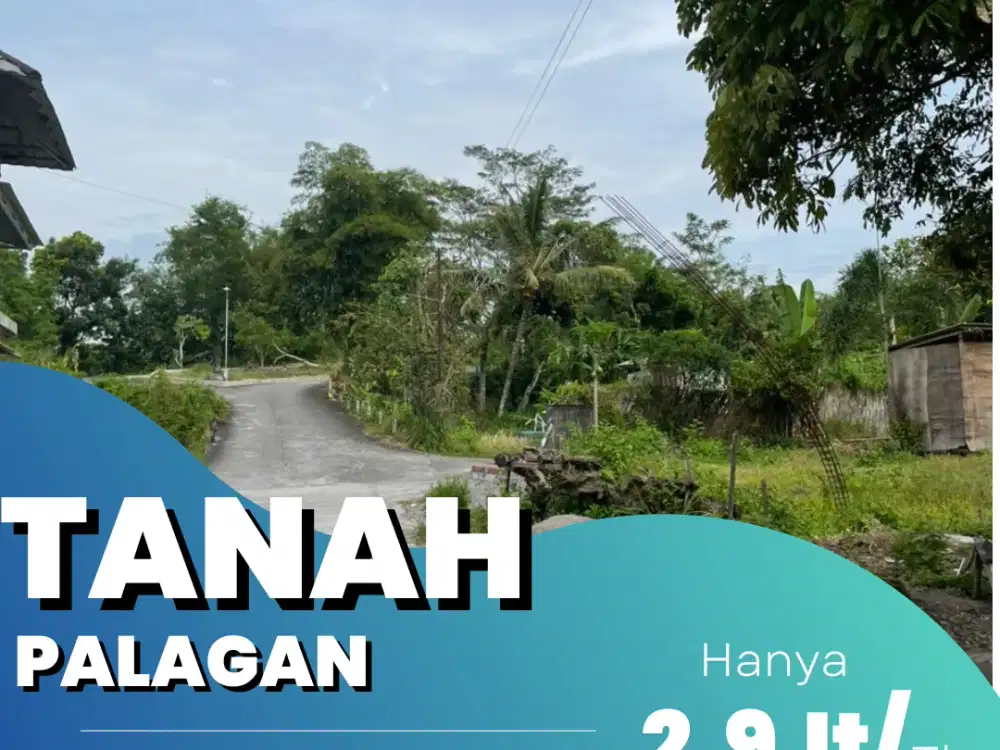 Tanah Pekarangan Jl. Palagan km 11, Lingkungan Perumahan & Pemukiman, udara sejuk asri lingkungan Nasionalis