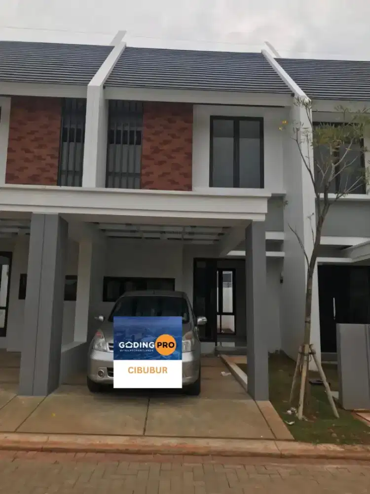 Dijual Rumah Baru Minimalis 2Lt Depan Taman di Cimanggis Golf Estate