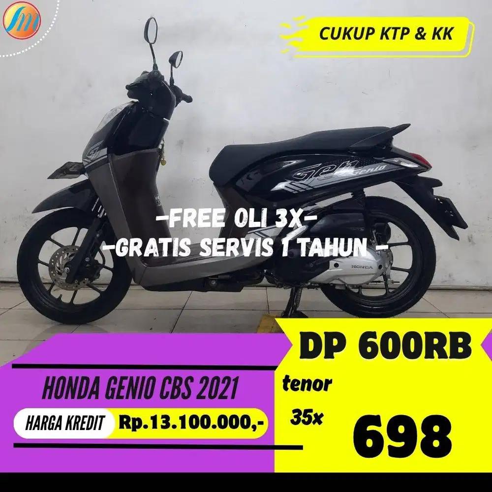 HONDA GENIO CBS 2021 KREDIT DP 600RIBU ANGSURAN SANGAT RINGAN