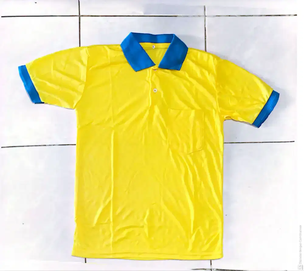 Dijual cepat kaos kerah polos baru murah pria/wanita