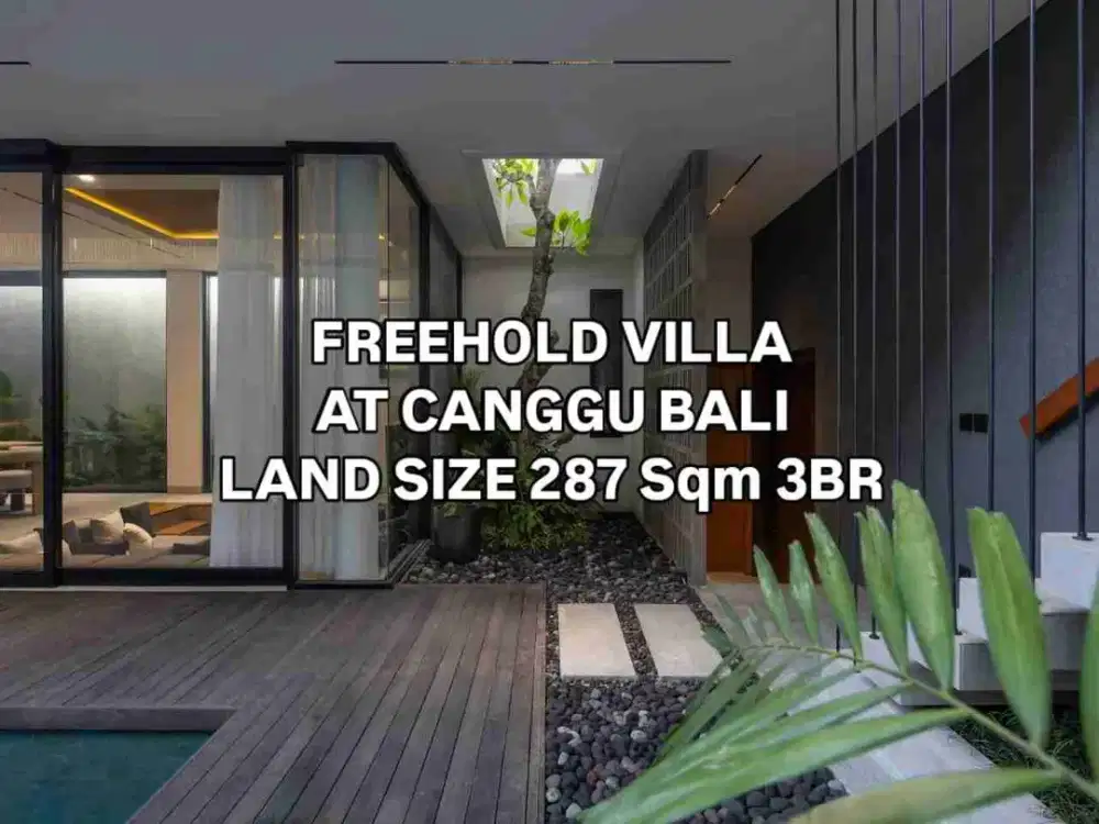 Villa siap huni di canggu kuta utara badung bali