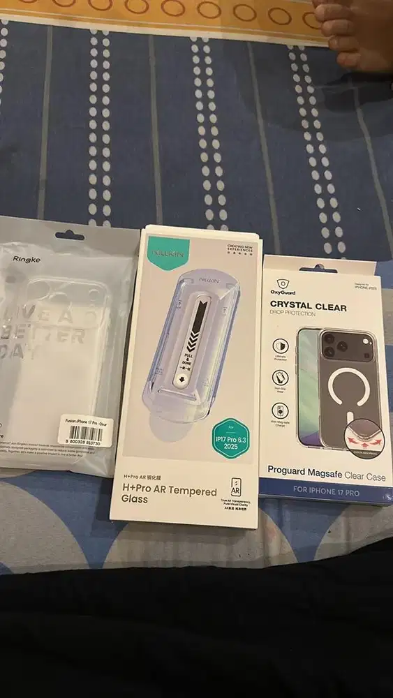 Tempred glass, case iphone 17 pro