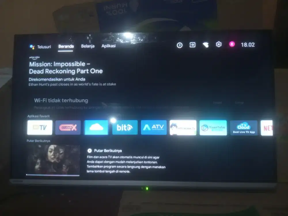 Smart Tv Led Android 32 inch Merk Toshiba Baru + Gratis Film Bioskop