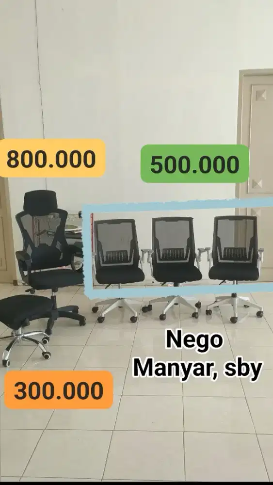 Jual kursi kantor nego keras sby