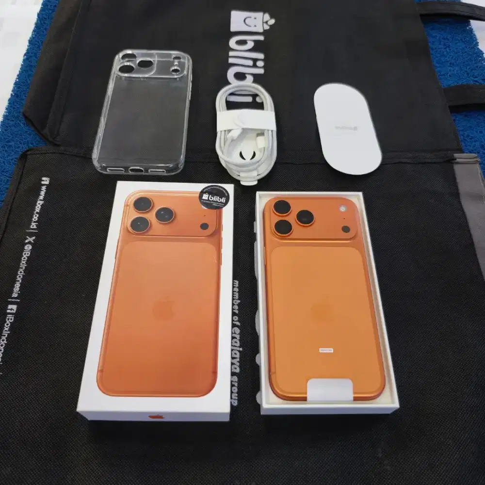 Iphone 17 Pro Pakai 2 Bln 99,9% like new BH 100 CC 41 Grs resmi blibli