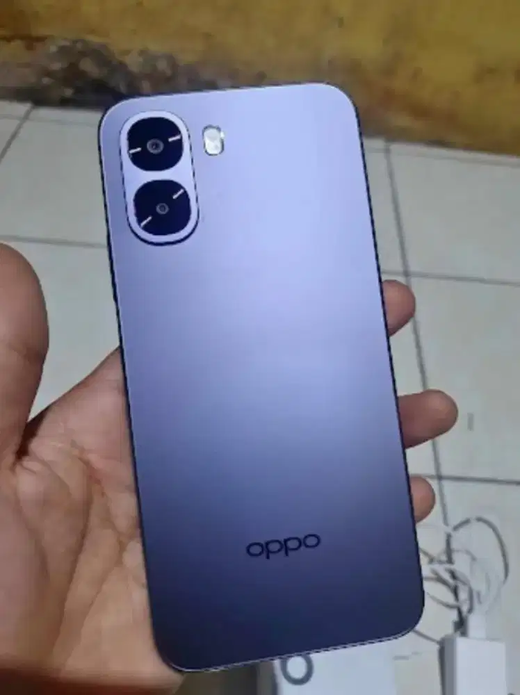 oppo A6x 4/63 ungu tua lengkap mulus