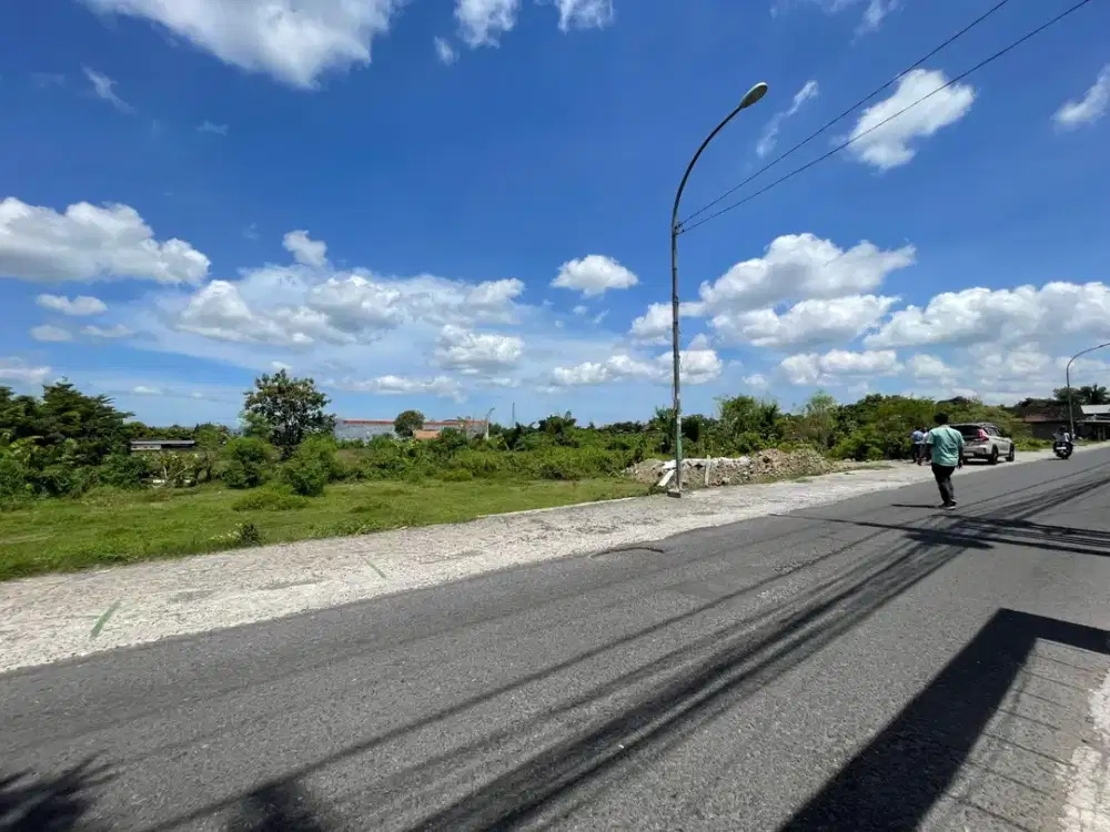 Tanah Tepi Jalan Monumen perjuangan Harga 3 Jutaan, 100 meter RSU Rajawali
