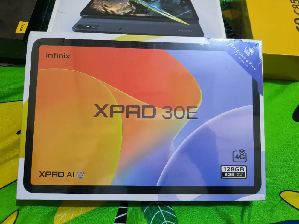 TABLET INFINIX XPAD 30E 4GB+128GB. BNIB/BARU/SEGEL. GARANSI RESMI. COD
