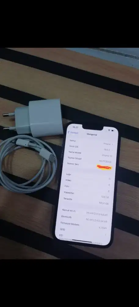 JUAL IPHONE 13 128GB IBOX MULUS LCD ORGINAL NO MINUS BH 92 WFI ONLY