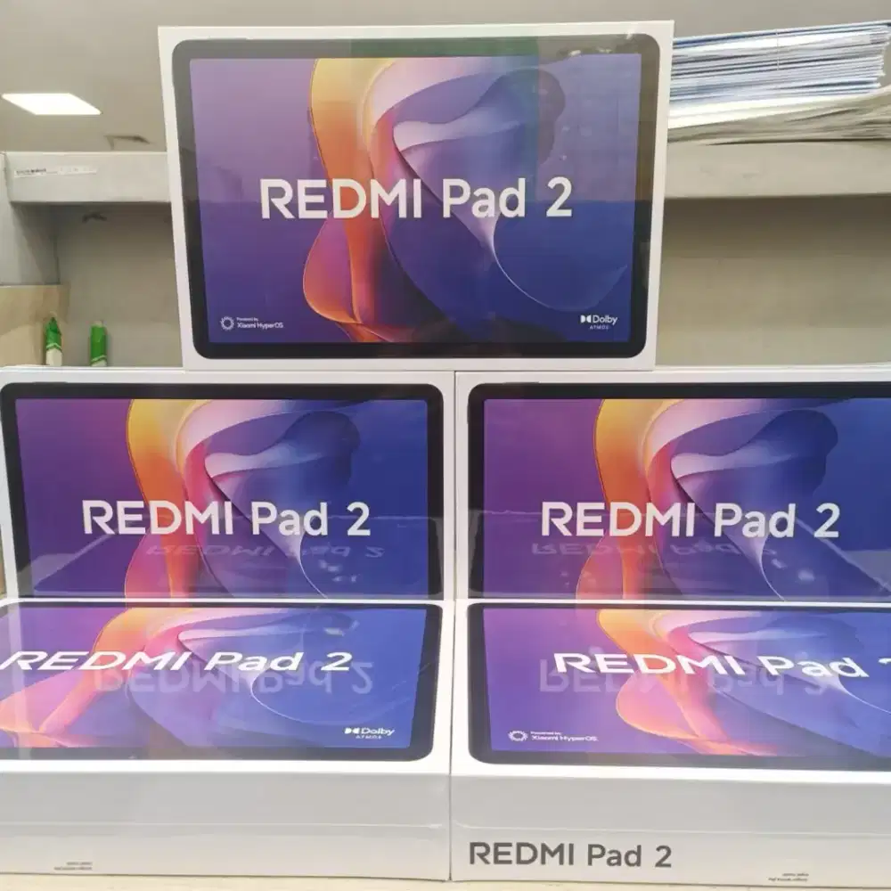 Redmi Pad 2. Ram 4GB+128GB. WIFI ONLY. BNIB/BARU/SEGEL. GARANSI RESMI.