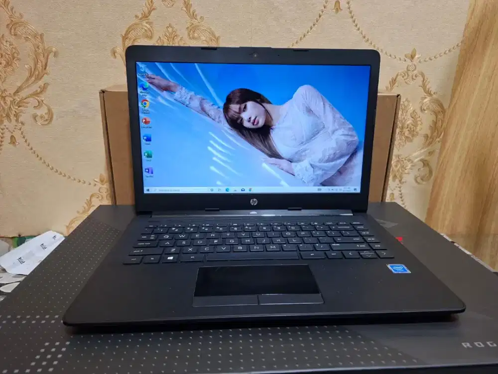 Laptop Hp 14-dk0xxx Intel Celeron N4000 -4GB -HDD 500GB -SIAP PAKE