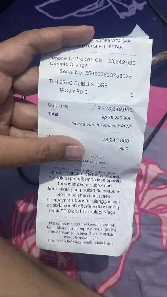 Ip 17 BARU BANGET BELI