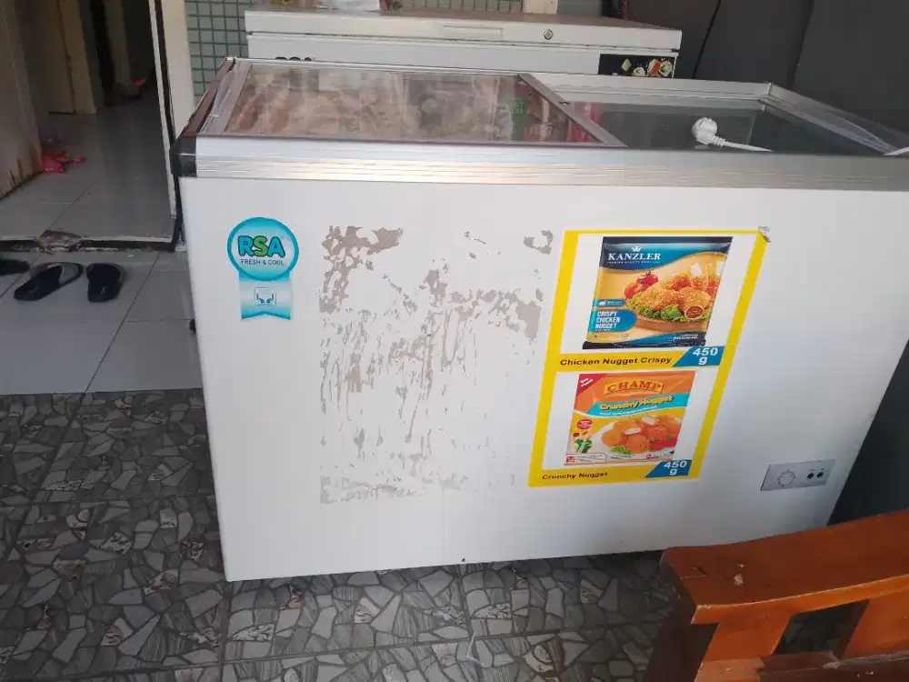 RSA freezer baru pakai 2 bulan