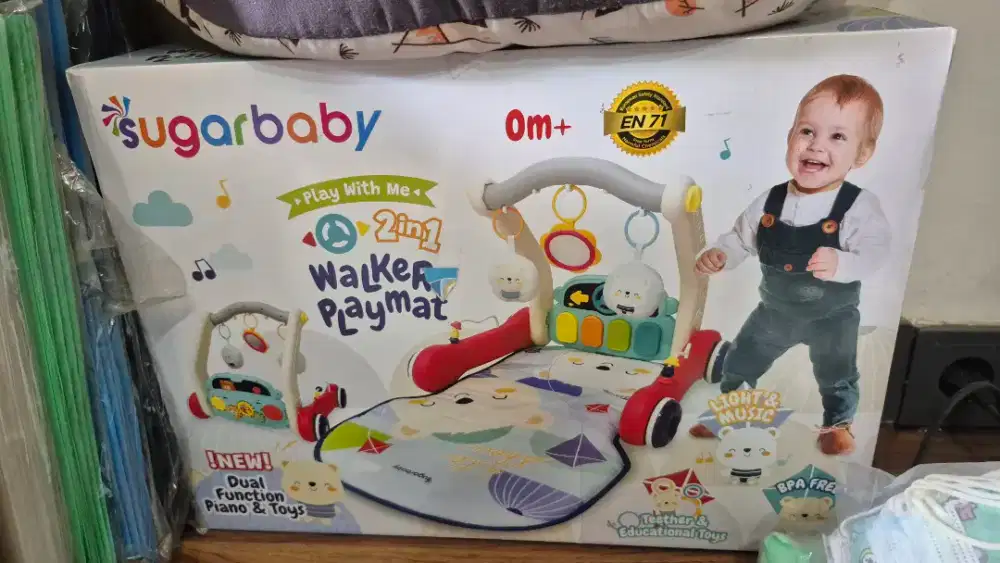 Sugar baby walker playmat baby bather momi homi busui
