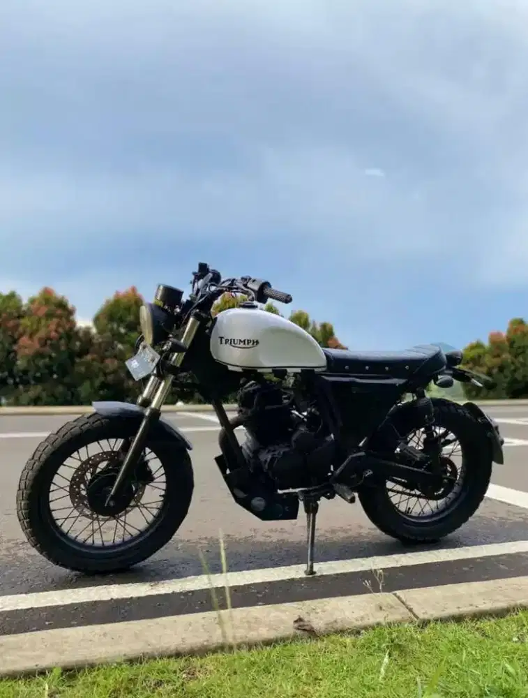 Yamaha Scorpio Custom Scrambler