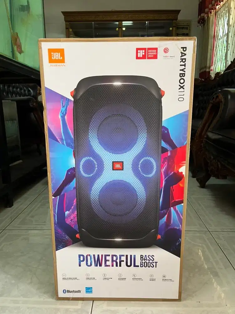 JBL PartyBox 110 Original Fullset New