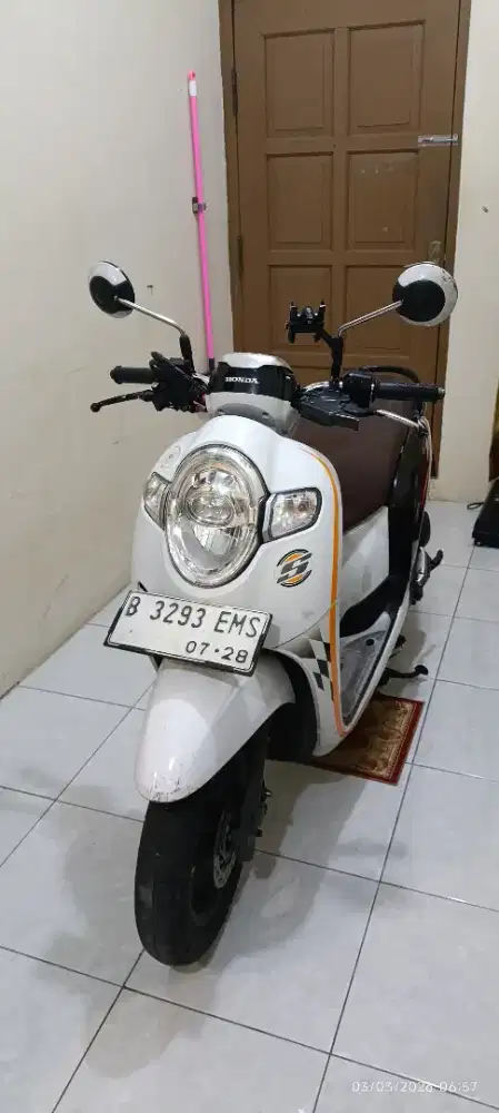 Scoopy 2018 Pajak Panjang siap pakai